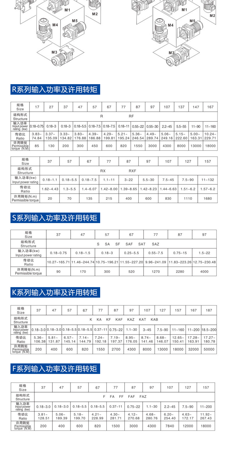 雷奧哈德S系列斜齒輪-蝸輪蝸桿減速機